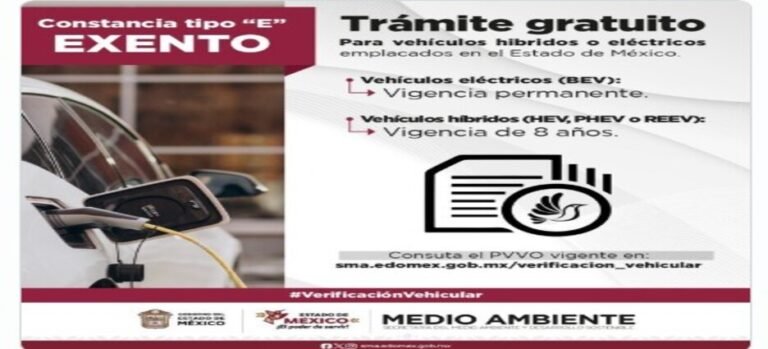 Revelan costo de la verificación permanente 2025 en Edomex