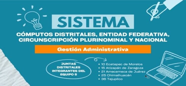INE avanza en “Meta Colectiva 052” sobre análisis del Sistema de Cómputos en Edomex INE avanza en “Meta Colectiva 052” sobre análisis del Sistema de Cómputos en Edomex