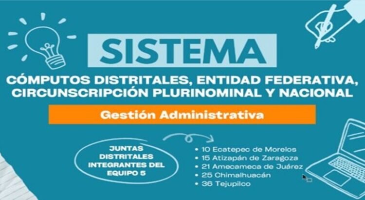 INE avanza en “Meta Colectiva 052” sobre análisis del Sistema de Cómputos en Edomex