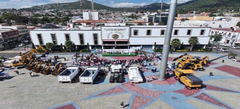 inicia operaciones “tren de repavimentación” para calles de Ecatepec