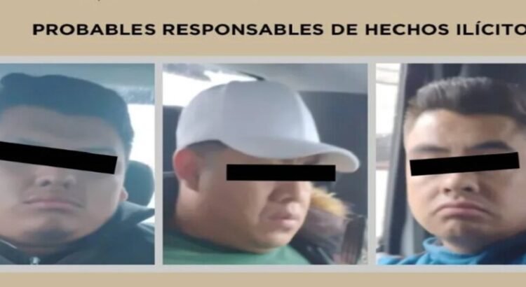 Detienen a 3 por robo de camioneta en Ecatepec