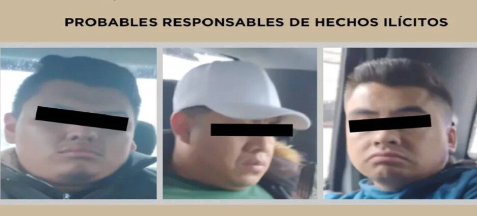 Detienen a 3 por robo de camioneta en Ecatepec