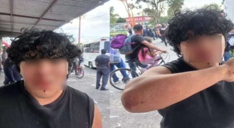 Policías golpean a joven por grabar enfrentamiento en Ecatepec