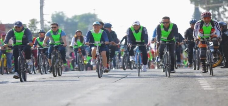 Rodada por la Paz reúne a 1,000 personas en Ecatepec