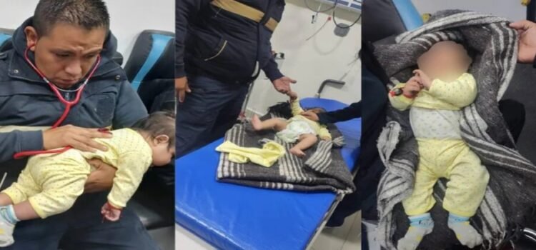 Rescatan con vida a bebé abandonado en Ecatepec