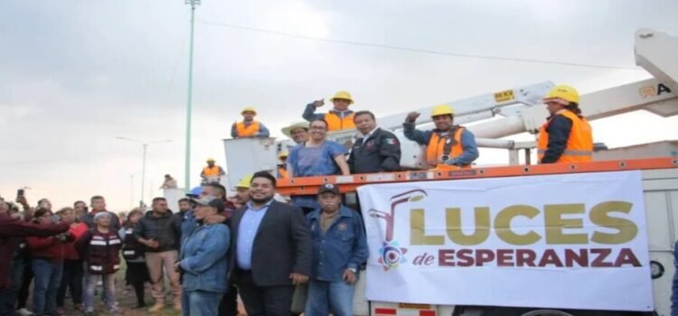 Implementan campaña de iluminación en Ecatepec