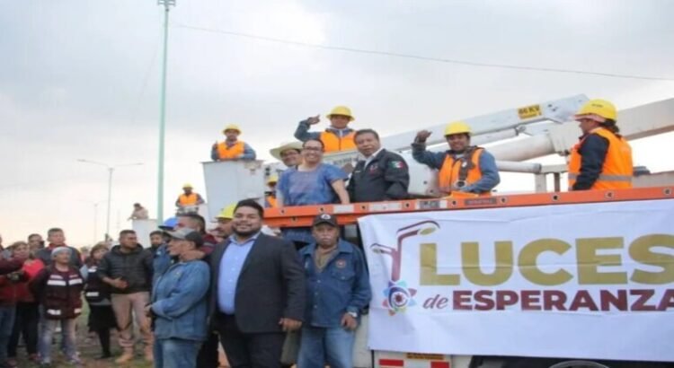 Implementan campaña de iluminación en Ecatepec