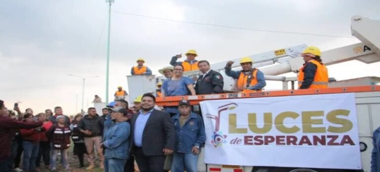 Implementan campaña de iluminación en Ecatepec