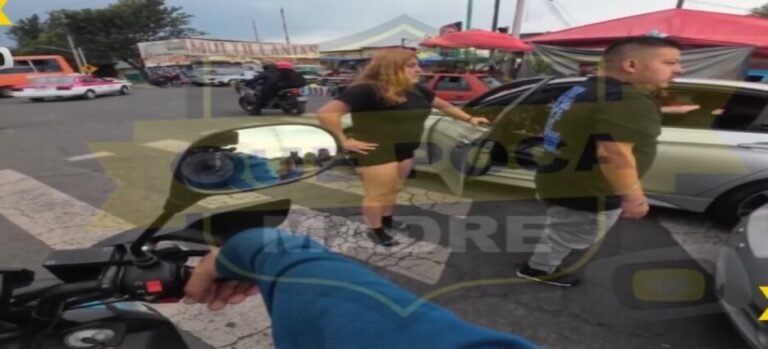 Hombre en presunto estado de ebriedad agrede a familia mientras circulaba en Ecatepec