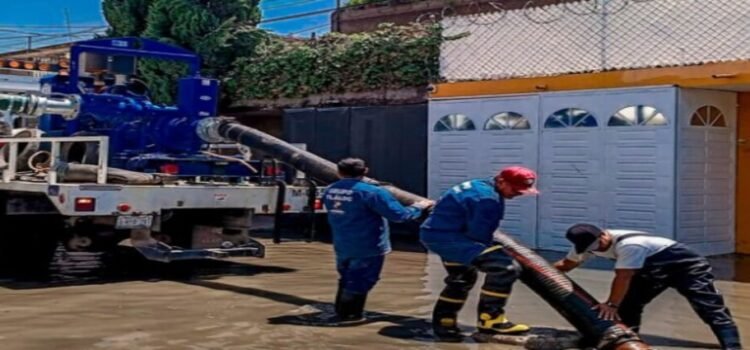 Trabaja CAEM para reducir encharcamientos en Ecatepec Trabaja CAEM para reducir encharcamientos en Ecatepec