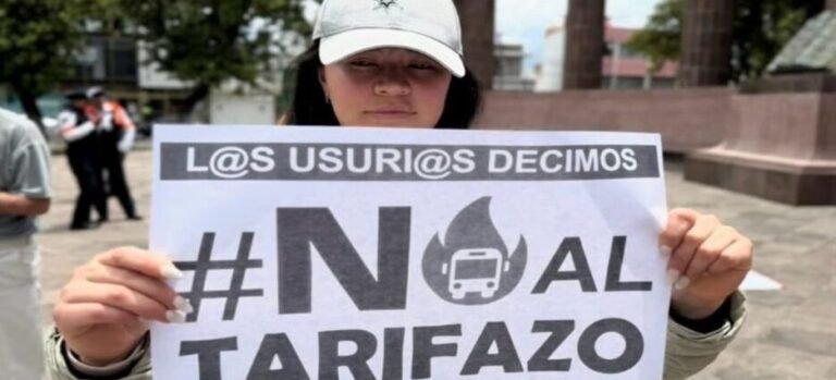 Sin transporte en Edomex, operadores protestan por tarifas