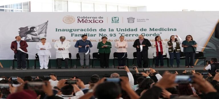 Presidenta Sheinbaum inaugura Unidad de Medicina Familiar Nº 93 en Ecatepec