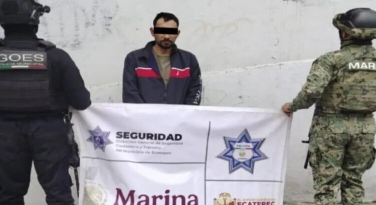 Detienen a un hombre por posesión ilegal de combustible en Ecatepec