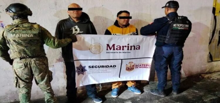 Caen 2 presuntos integrantes de La Chokiza en Ecatepec Caen 2 presuntos integrantes de La Chokiza en Ecatepec