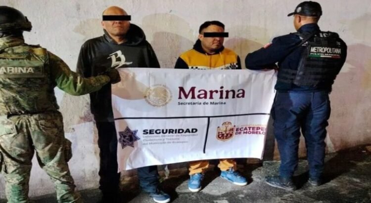 Caen 2 presuntos integrantes de La Chokiza en Ecatepec