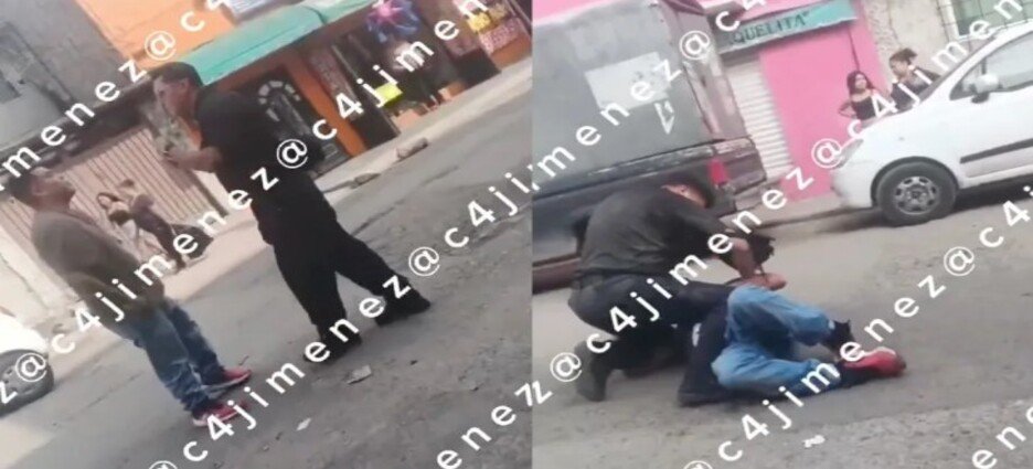 Vecinos se pelean a golpes por lugar de estacionamiento en Ecatepec