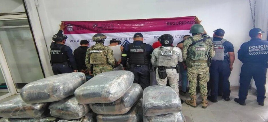 Decomisan más de 150 kilos de mariguana en Ecatepec