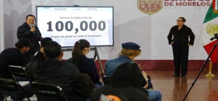 Ecatepec incrementa 50% su abasto de agua