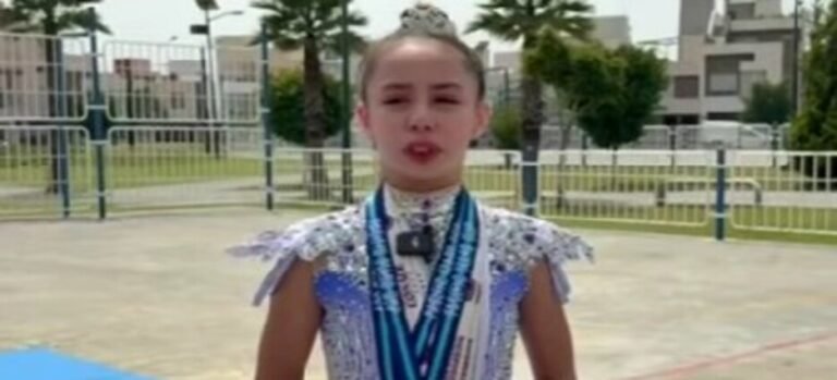 Gimnasta de 12 años oriunda de Ecatepec representará a México en Italia