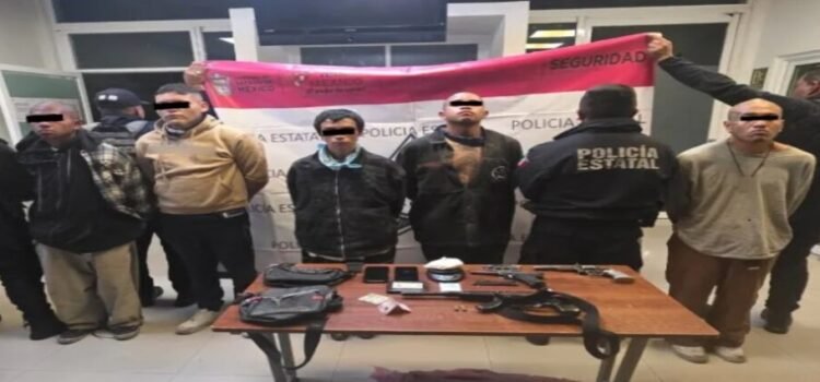Detienen a grupo armado con metanfetamina en Ecatepec; hay cinco detenidos
