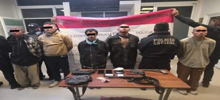 Detienen a grupo armado con metanfetamina en Ecatepec; hay cinco detenidos