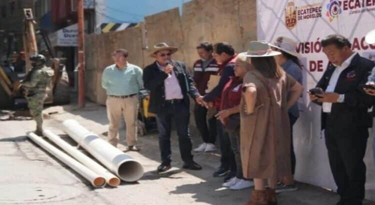 Comienza renovación de red hidráulica en el centro de Ecatepec