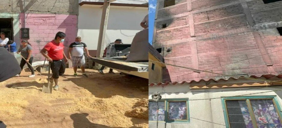 Domicilios fueron afectados por incendio en fábrica de colchones en Ecatepec