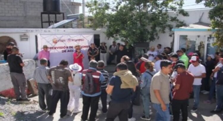 Supervisan rehabilitación del Tanque 1 en Ciudad Cuauhtémoc, Ecatepec