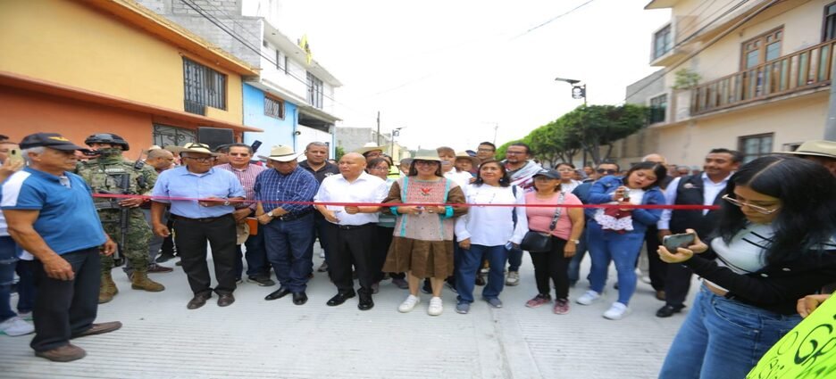 Entregan obra en Avenida Ejido en Ecatepec; mejorará conexión con Tlalnepantla