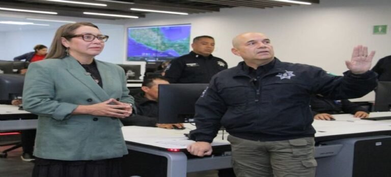 Azucena Cisneros supervisa en Centro de Mando operativo disuasivo