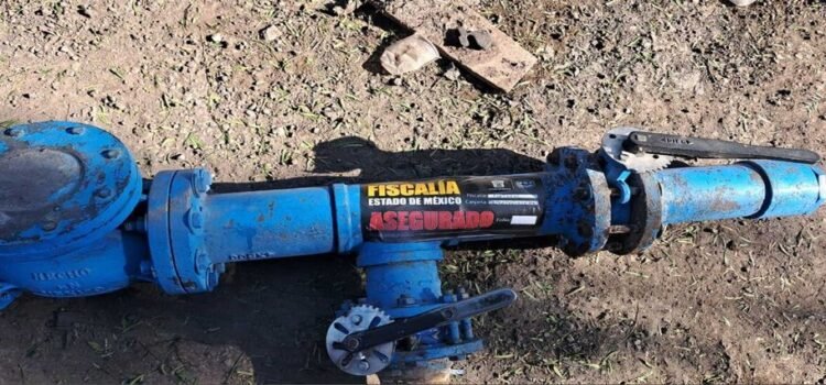 Recuperan 198 millones de litros de agua en Ecatepec; era sustraída clandestinamente