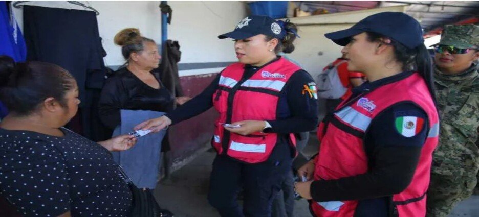 Refuerzan seguridad contra violencia a mujeres con Red Violeta y Marina en Ecatepec