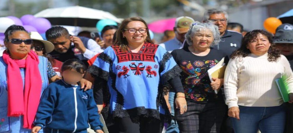 Alcaldesa de Ecatepec inaugura avenida Insurgentes