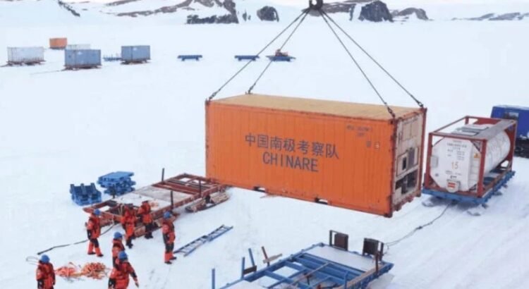 China parte hacia la Antártida en busca de pistas sobre el cambio climático