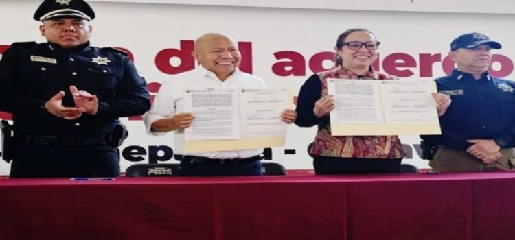 Gobiernos de Ecatepec y Tlalnepantla firman convenio en materia de seguridad