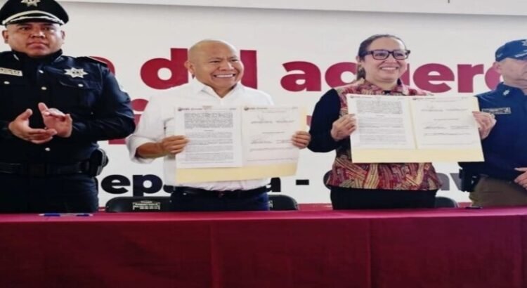 Gobiernos de Ecatepec y Tlalnepantla firman convenio en materia de seguridad