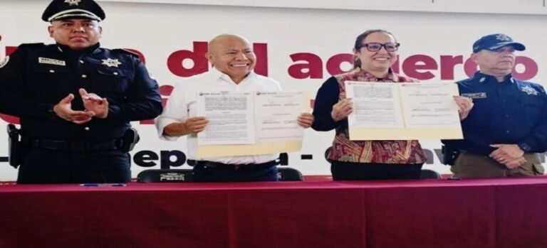 Gobiernos de Ecatepec y Tlalnepantla firman convenio en materia de seguridad