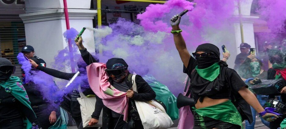 Marchas por el 25N en Edomex