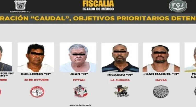 Operativo Caudal: Detienen a líderes de sindicatos que operaban en Edomex