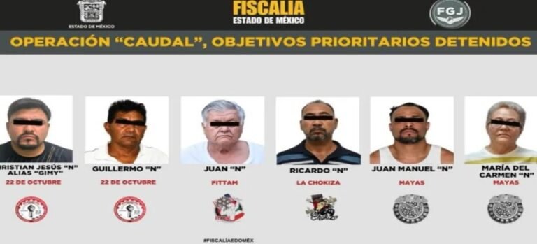 Operativo Caudal: Detienen a líderes de sindicatos que operaban en Edomex