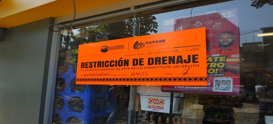 Gobierno de Ecatepec restringe servicios a comercios deudores