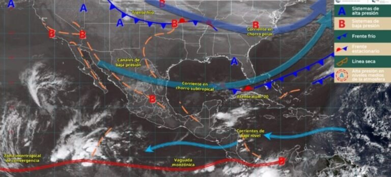 2 nuevos frentes fríos afectaran al Edomex