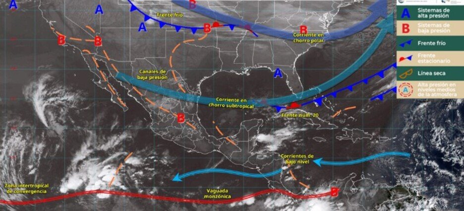 2 nuevos frentes fríos afectaran al Edomex