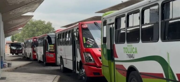 Mantendrán subsidios y beneficios fiscales para transporte público para 2026 en Edomex