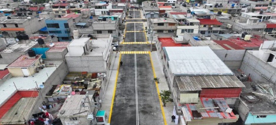 Re encarpetan calles olvidadas por décadas en Ecatepec; arreglarán 395 vialidades en 2026