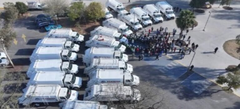 Refuerzan recolección nocturna de basura con nuevos camiones en Ecatepec