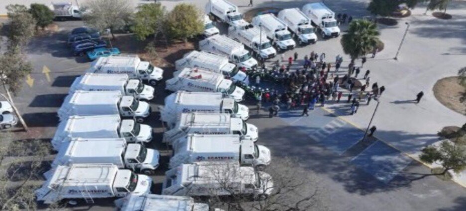 Refuerzan recolección nocturna de basura con nuevos camiones en Ecatepec