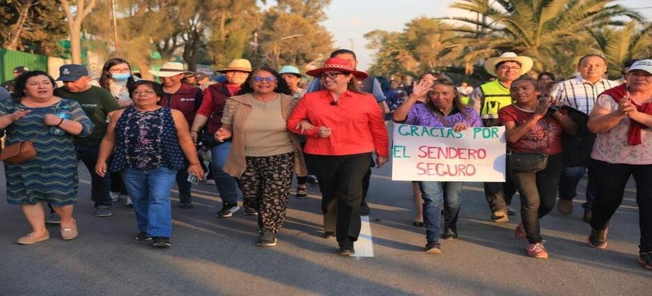 Rehabilitan y convierten en Sendero Seguro avenida Tecnológico en Ecatepec