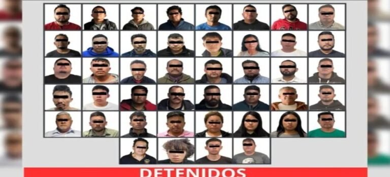 Suman 44 detenidos por usurpación de puestos federales en Edomex