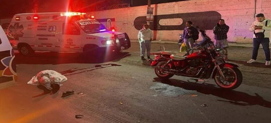 Motociclista pierde la vida tras choque en Ecatepec